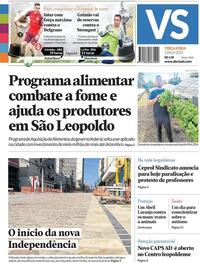 Capa do jornal Jornal VS 02/04/2024