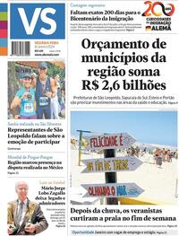 Capa do jornal Jornal VS 08/01/2024