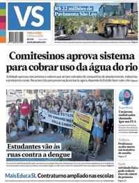 Capa do jornal Jornal VS 12/03/2024