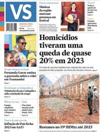 Capa do jornal Jornal VS 15/01/2024