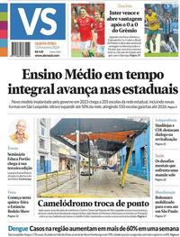 Capa do jornal Jornal VS 15/02/2024