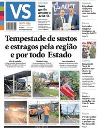 Capa do jornal Jornal VS 18/01/2024