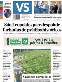 Capa do jornal Jornal VS 21/02/2024