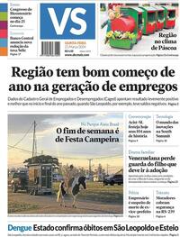 Capa do jornal Jornal VS 21/03/2024