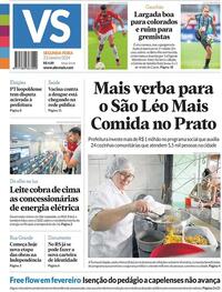 Capa do jornal Jornal VS 22/01/2024