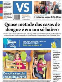 Capa do jornal Jornal VS 22/02/2024