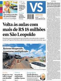 Capa do jornal Jornal VS 24/01/2024