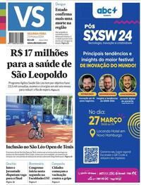 Capa do jornal Jornal VS 25/03/2024