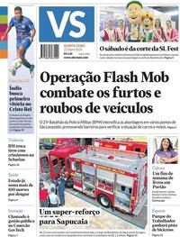 Capa do jornal Jornal VS 25/04/2024