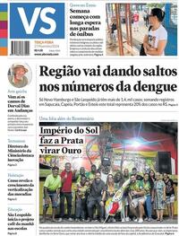 Capa do jornal Jornal VS 27/02/2024