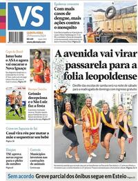 Capa do jornal Jornal VS 29/02/2024