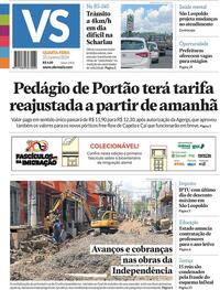 Capa do jornal Jornal VS 31/01/2024