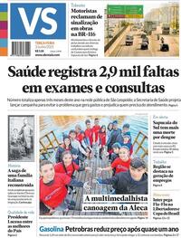 Capa do jornal Jornal VS 03/06/2025