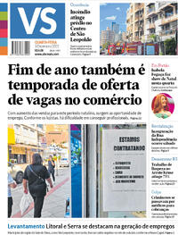 Capa do jornal Jornal VS 03/12/2025