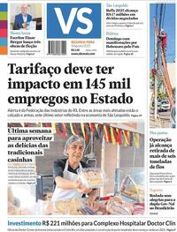 Capa do jornal Jornal VS 04/08/2025