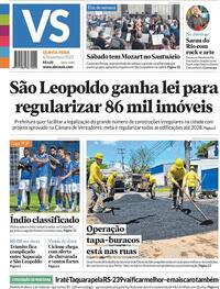 Capa do jornal Jornal VS 06/11/2025