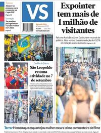Capa do jornal Jornal VS 08/09/2025