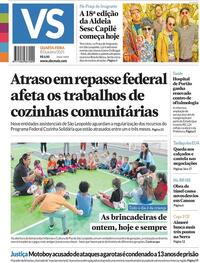Capa do jornal Jornal VS 08/10/2025