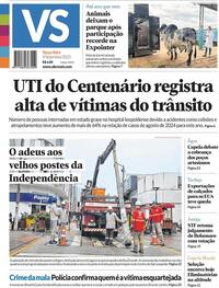 Capa do jornal Jornal VS 09/09/2025