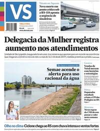 Capa do jornal Jornal VS 09/12/2025
