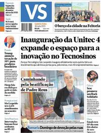 Capa do jornal Jornal VS 10/07/2025