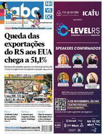 Capa do jornal Jornal VS 10/10/2025