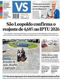 Capa do jornal Jornal VS 10/12/2025
