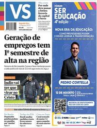 Capa do jornal Jornal VS 11/08/2025