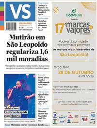 Capa do jornal Jornal VS 13/10/2025