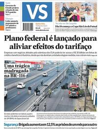 Capa do jornal Jornal VS 14/08/2025