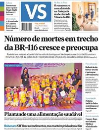 Capa do jornal Jornal VS 14/10/2025