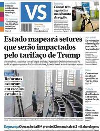 Capa do jornal Jornal VS 15/07/2025