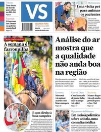 Capa do jornal Jornal VS 15/09/2025