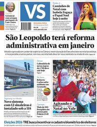 Capa do jornal Jornal VS 15/12/2025