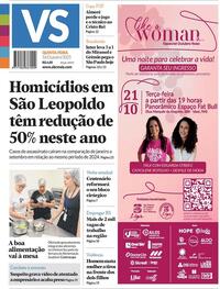 Capa do jornal Jornal VS 16/10/2025