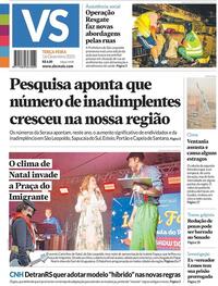 Capa do jornal Jornal VS 16/12/2025