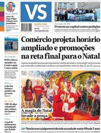 Capa do jornal Jornal VS 17/12/2025