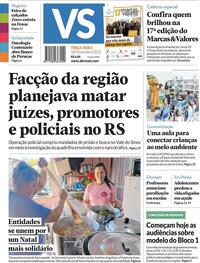 Capa do jornal Jornal VS 18/11/2025