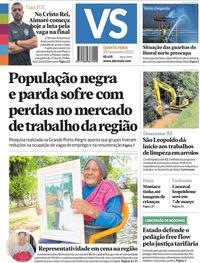 Capa do jornal Jornal VS 20/11/2025