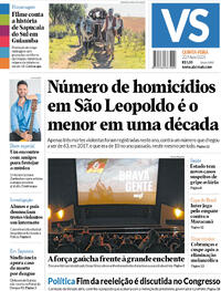 Capa do jornal Jornal VS 22/05/2025