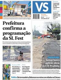 Capa do jornal Jornal VS 22/07/2025
