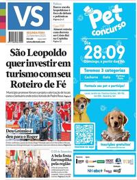 Capa do jornal Jornal VS 22/09/2025
