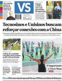 Capa do jornal Jornal VS 23/09/2025