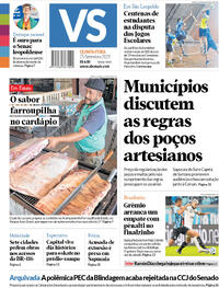 Capa do jornal Jornal VS 25/09/2025