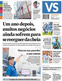 Capa do jornal Jornal VS 26/05/2025