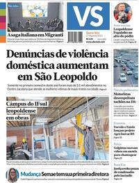 Capa do jornal Jornal VS 27/08/2025