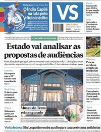 Capa do jornal Jornal VS 27/11/2025