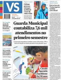 Capa do jornal Jornal VS 29/07/2025