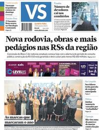 Capa do jornal Jornal VS 29/10/2025