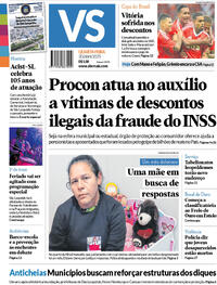 Capa do jornal Jornal VS 30/04/2025